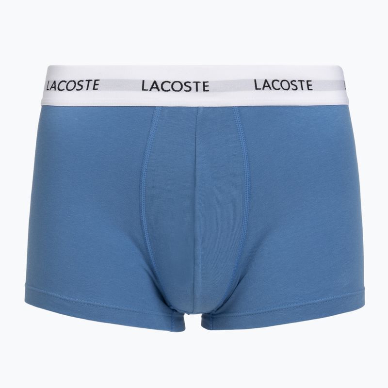 Men's boxers Lacoste 5H5150 3 pairs turquin blue/navy blue/navy blue 2
