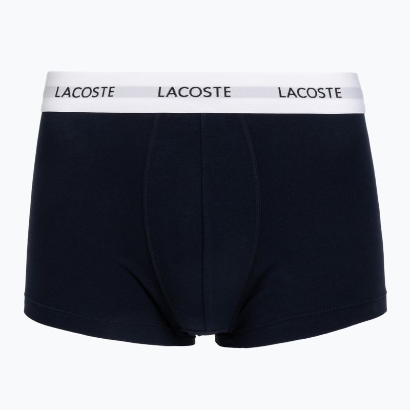 Men's boxers Lacoste 5H5150 3 pairs turquin blue/navy blue/navy blue 3