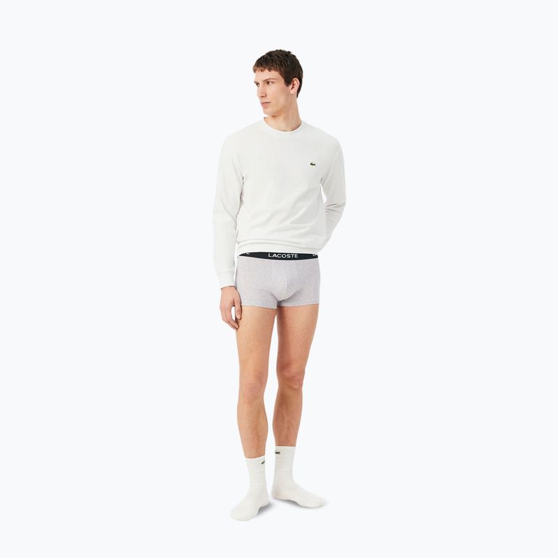 Men's boxers Lacoste 5H1300 3 pack silver chine/flagstone/black 2