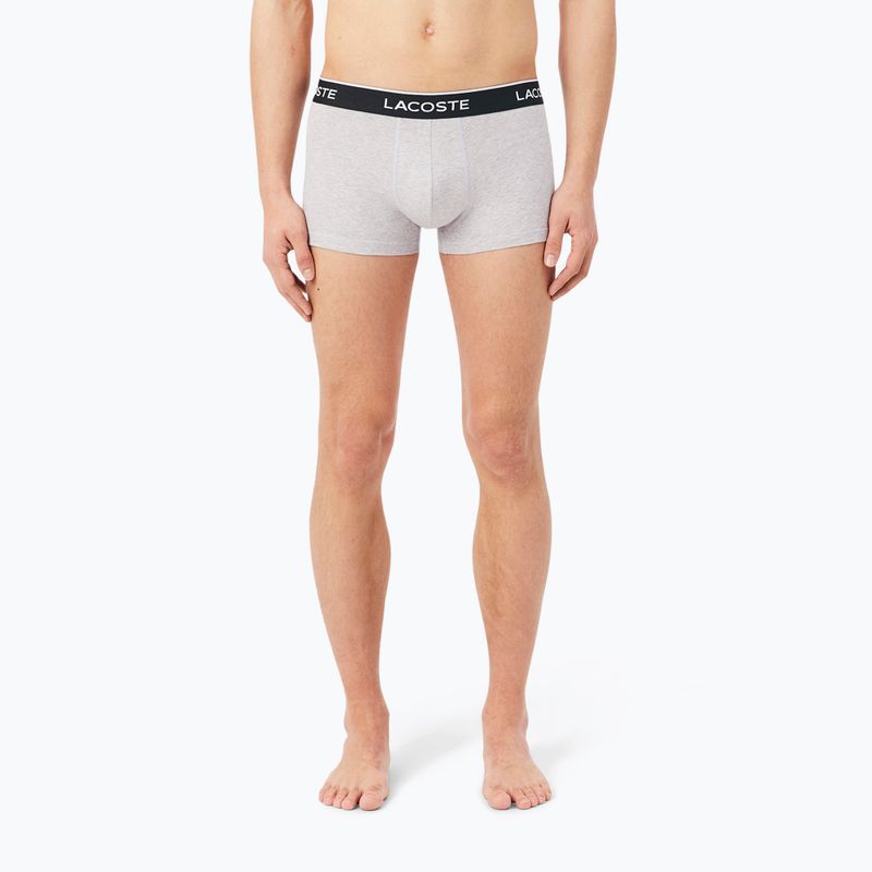 Men's boxers Lacoste 5H1300 3 pack silver chine/flagstone/black 4