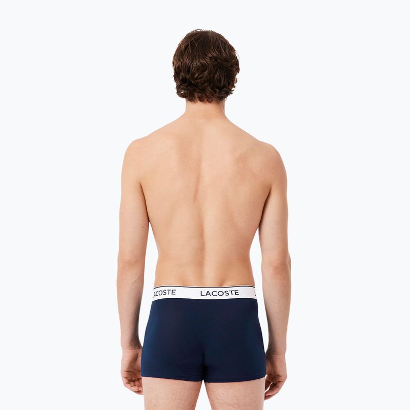 Men's boxers Lacoste 5H9002 3 pack navy blue 4
