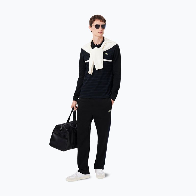 Men's polo longsleeve Lacoste Polo PH9776 black/navy blue 2