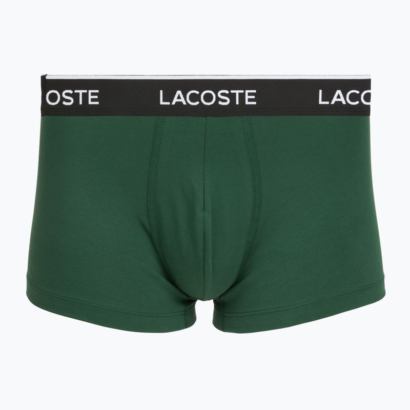 Men's boxers Lacoste 5H1300 3 pack black/green 2