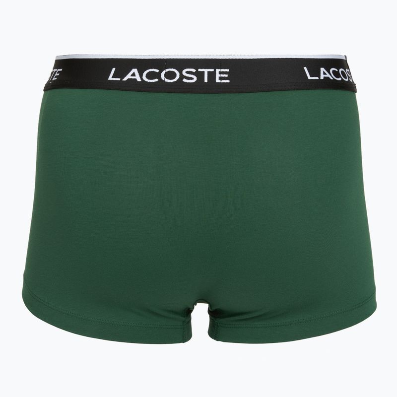 Men's boxers Lacoste 5H1300 3 pack black/green 4