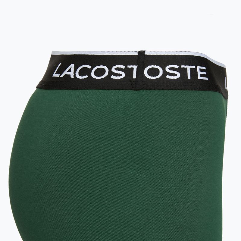 Men's boxers Lacoste 5H1300 3 pack black/green 5