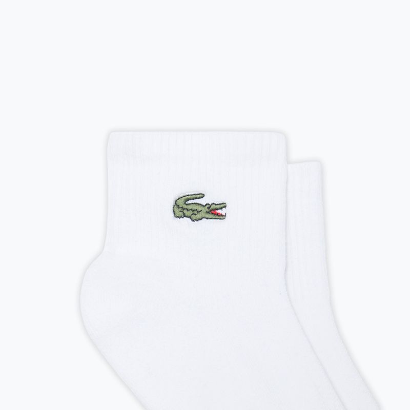 Socks Lacoste RA9182 Ankle 3-pak white 2