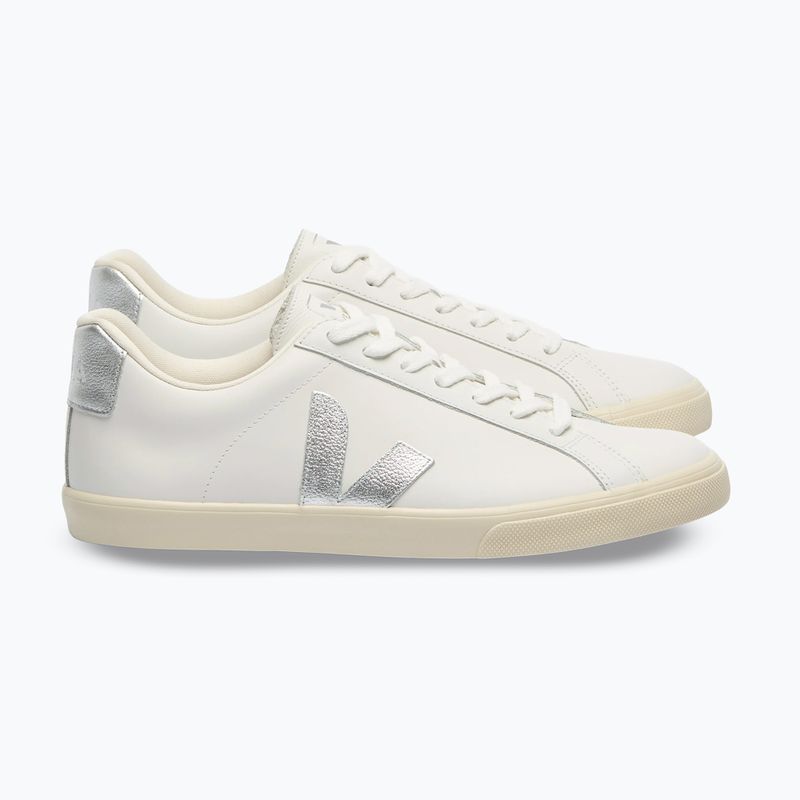 Women's shoes VEJA Esplar Logo Leather extra white/silver 2