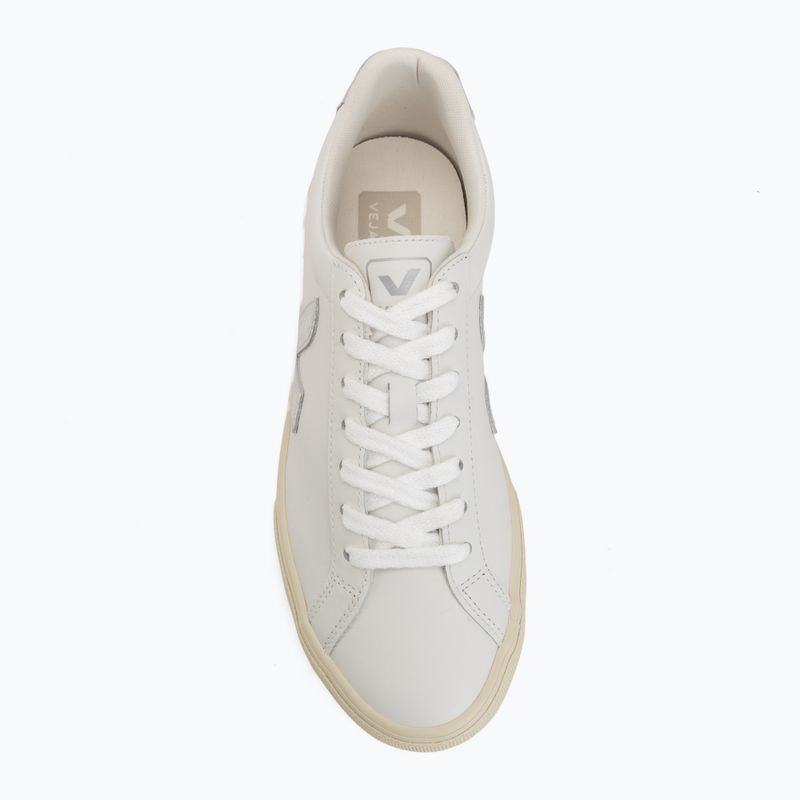 Women's shoes VEJA Esplar Logo Leather extra white/silver 5