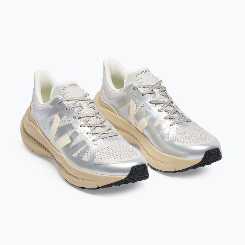 Women's shoes VEJA Condor 3 Advanced silver/cashew/almond 9