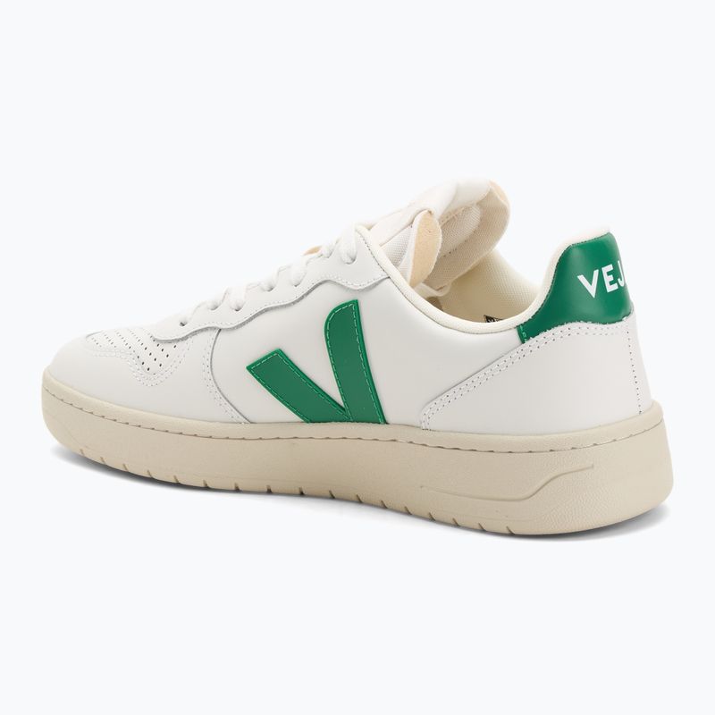 Women's shoes VEJA V-10 Prime white/emeraude 3