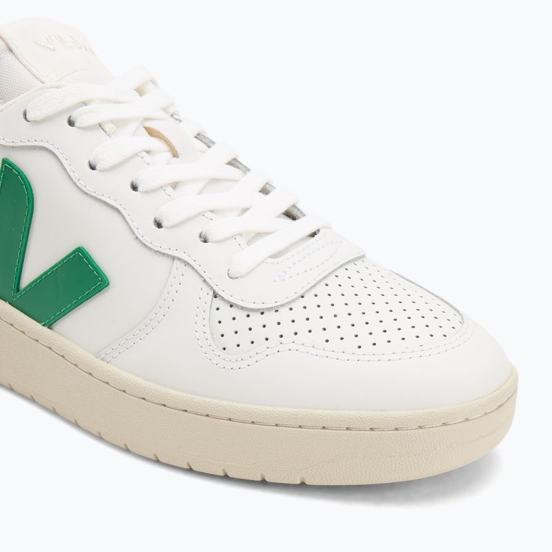 Women's shoes VEJA V-10 Prime white/emeraude 7