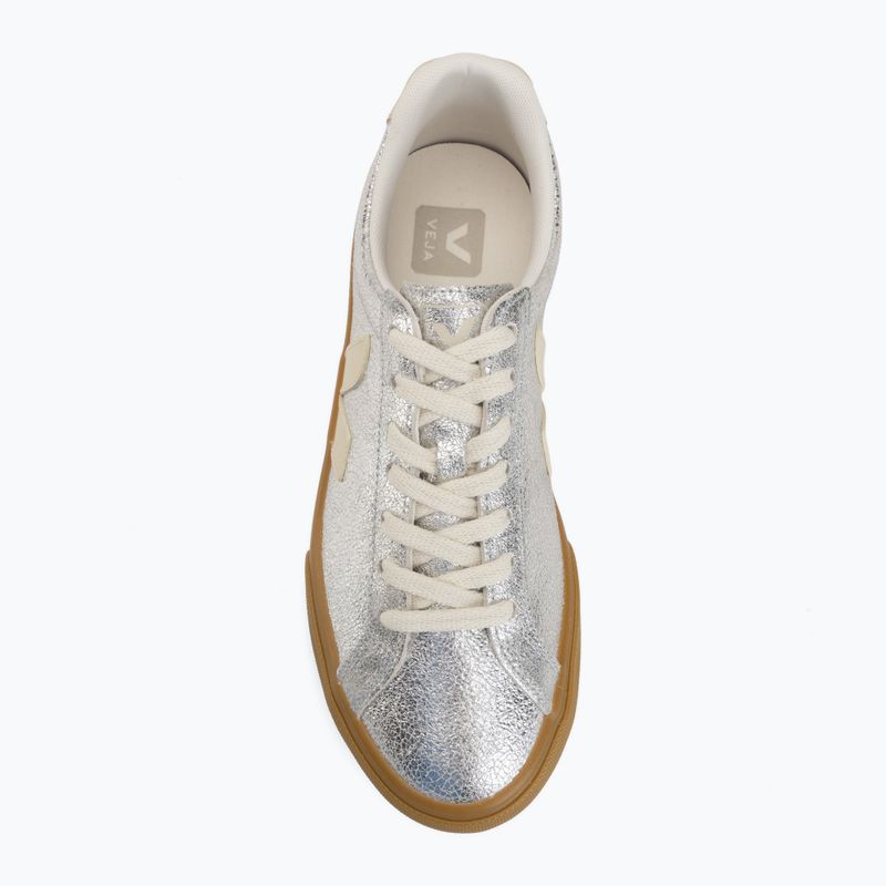 Women's shoes VEJA Esplar Logo silver/pierre/natural 5