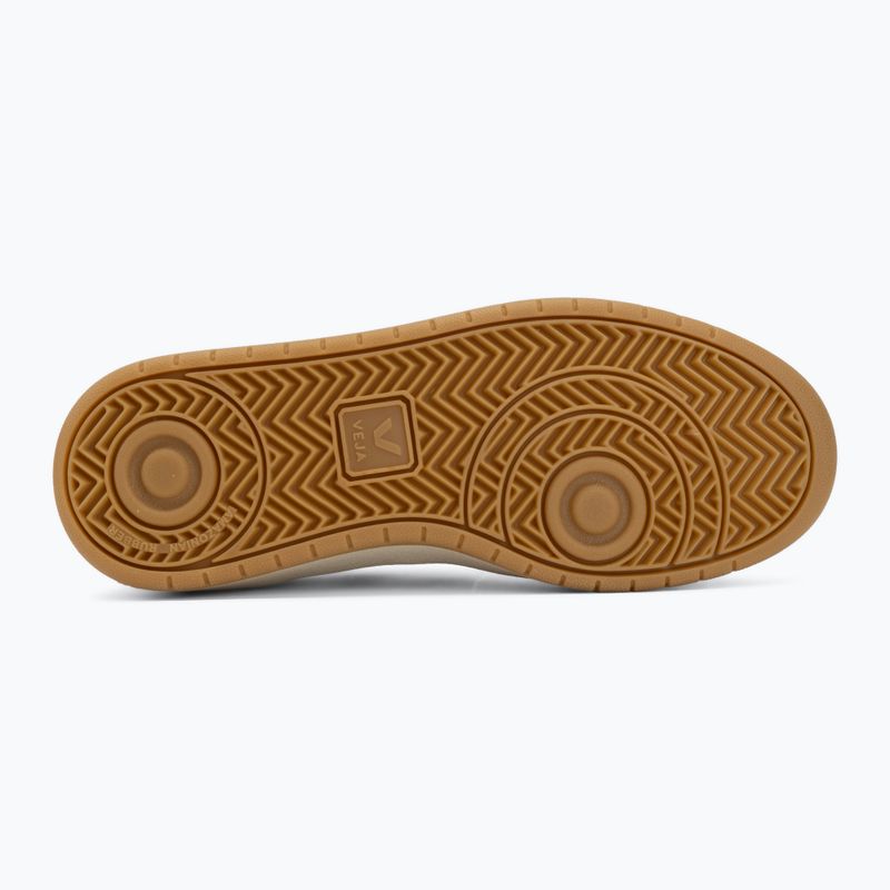 Women's shoes VEJA V-10 Prime Leather pure/black/parme 4