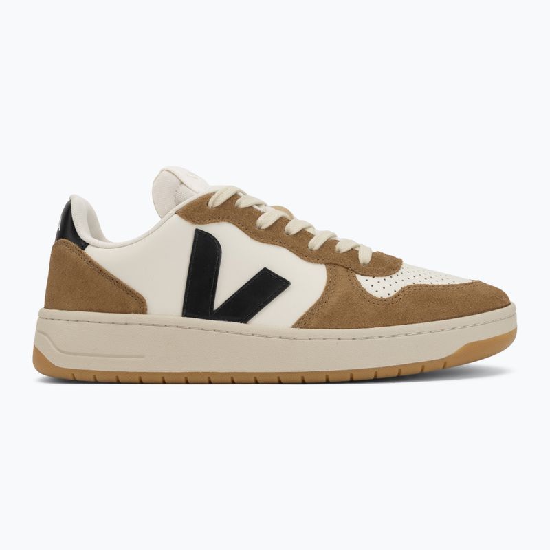 Men's shoes VEJA V-10 Prime Leather pure/black/tent 2