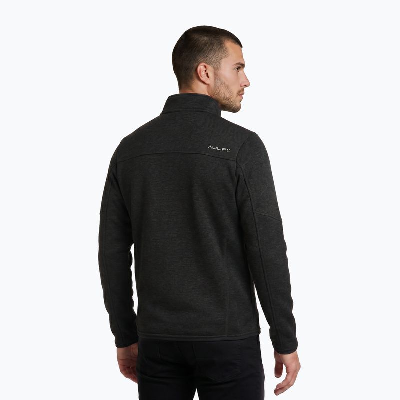 Men's fleece sweatshirt Aulp Dante black 2