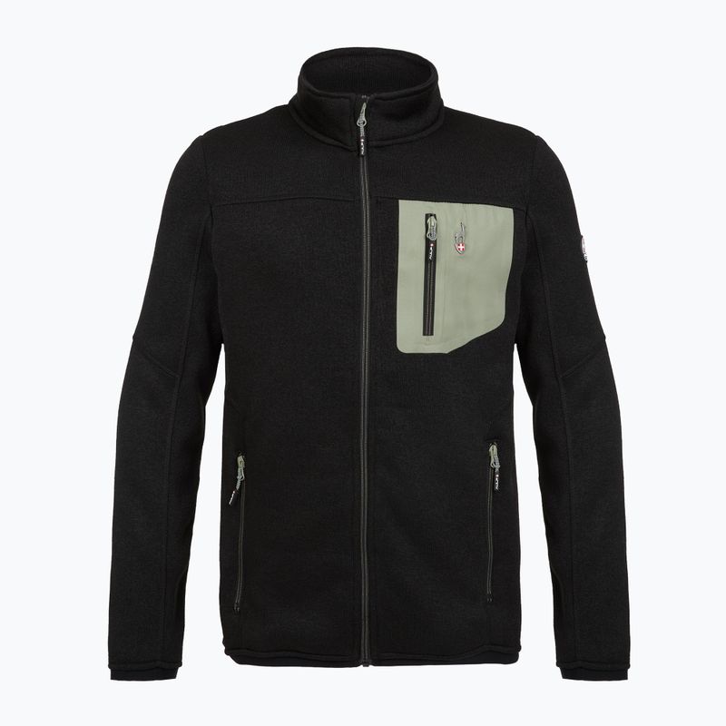 Men's fleece sweatshirt Aulp Dante black 3