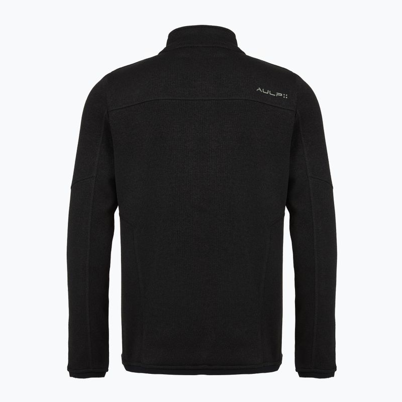 Men's fleece sweatshirt Aulp Dante black 4