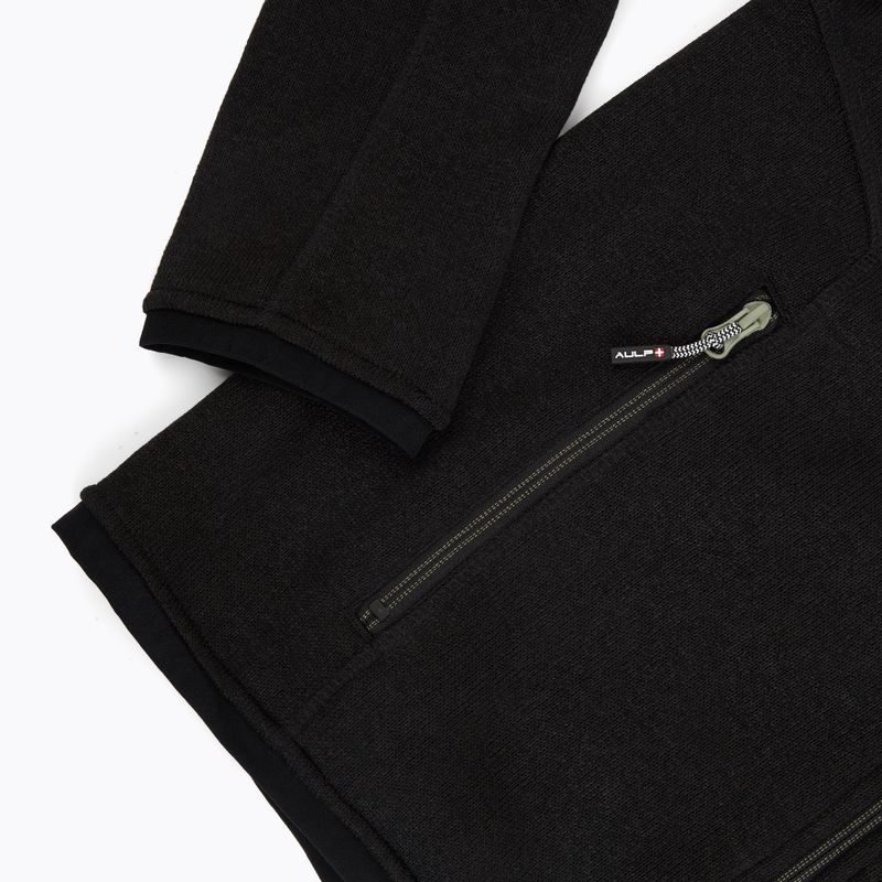 Men's fleece sweatshirt Aulp Dante black 6