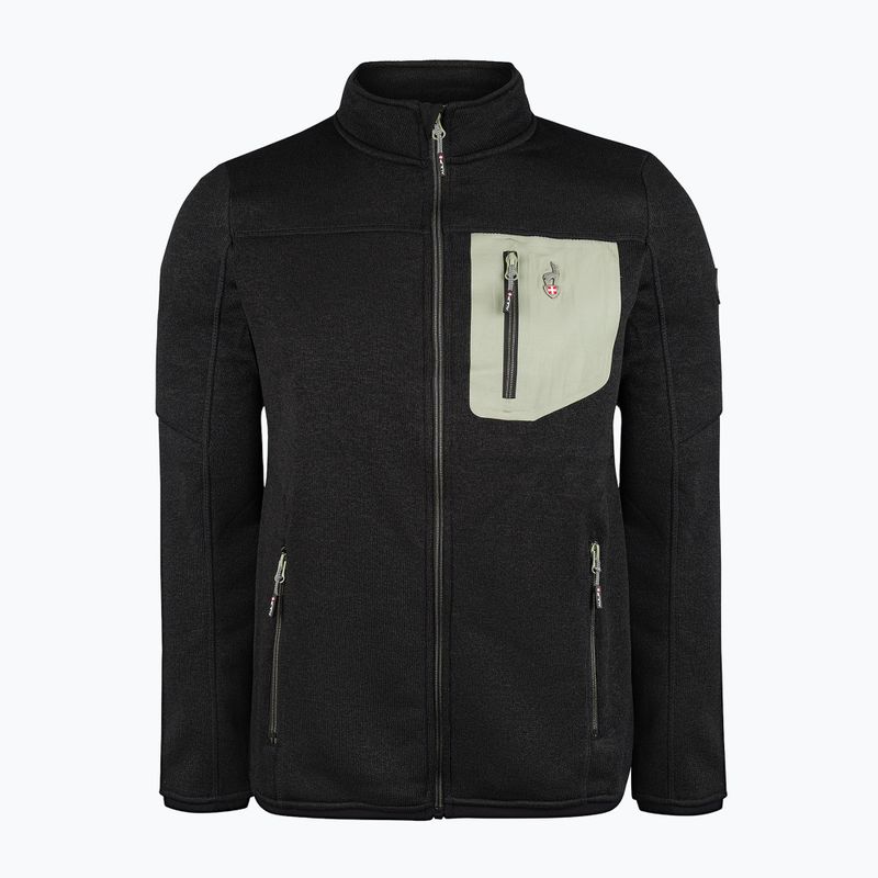 Men's fleece sweatshirt Aulp Dante black 3