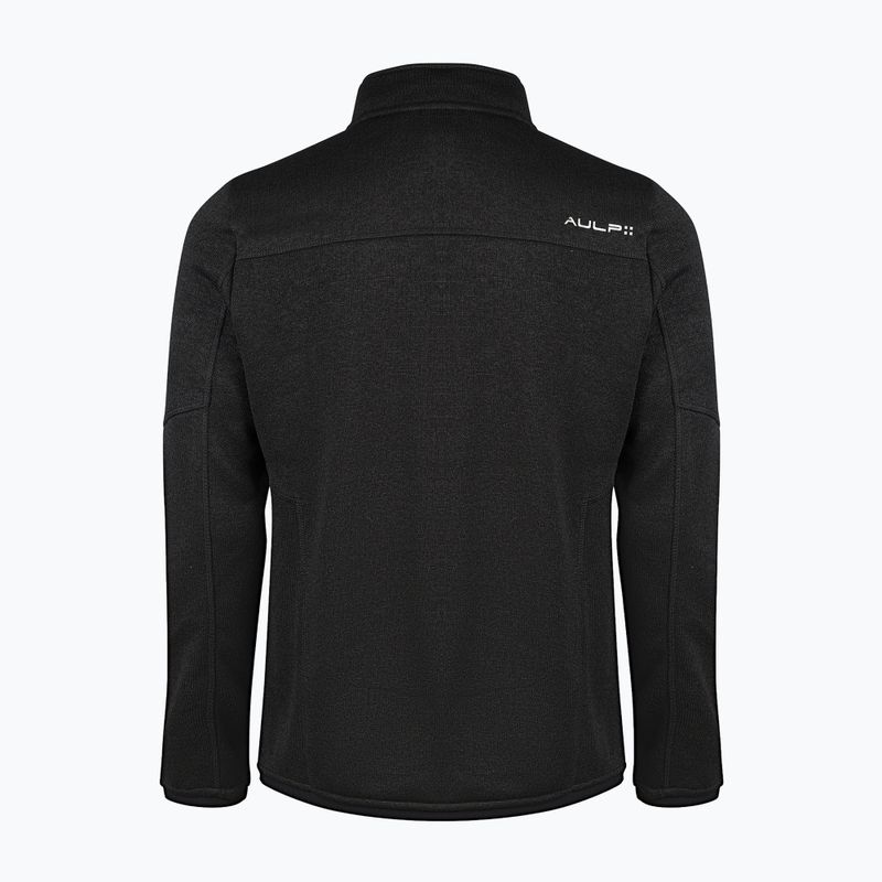 Men's fleece sweatshirt Aulp Dante black 4