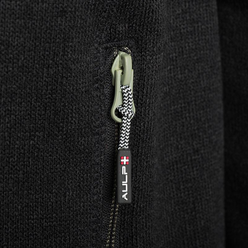 Men's fleece sweatshirt Aulp Dante black 6
