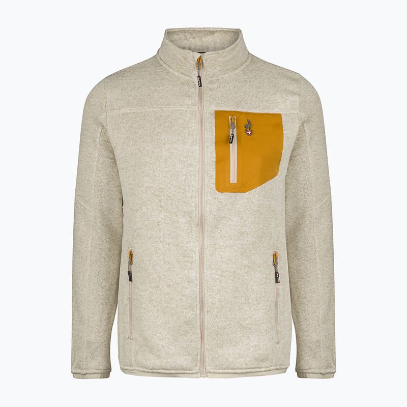 Men's fleece sweatshirt Aulp Dante sand 3