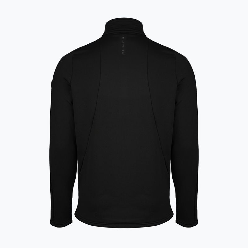 Men's fleece sweatshirt Aulp Drake black 4