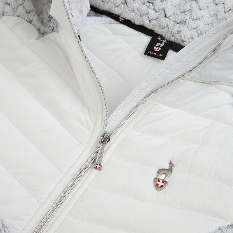 Women's hybrid jacket Aulp Clem Hooded Hybrid white 1 3