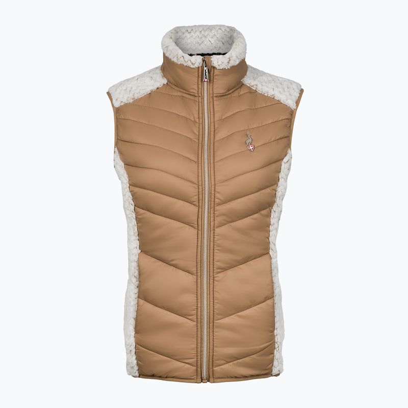 Women's gilet Aulp Corda Hybrid taupe 1 3
