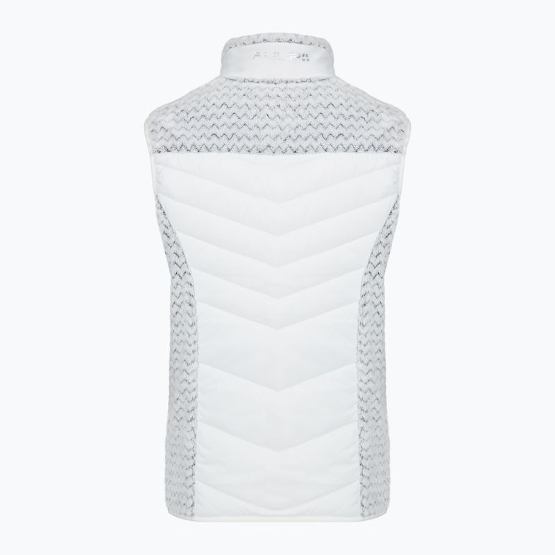 Women's gilet Aulp Corda Hybrid white 1 2