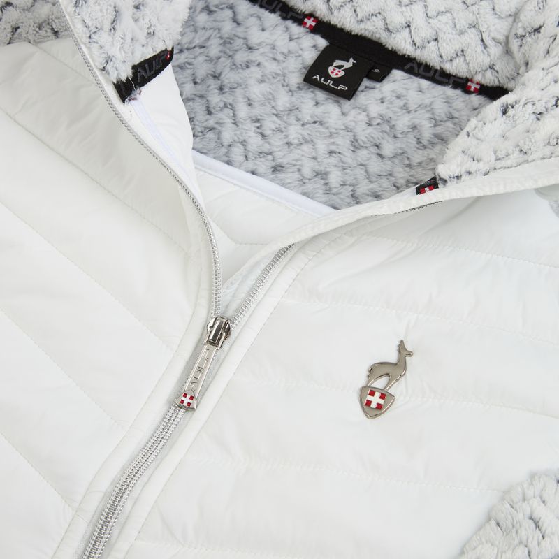 Women's gilet Aulp Corda Hybrid white 1 3
