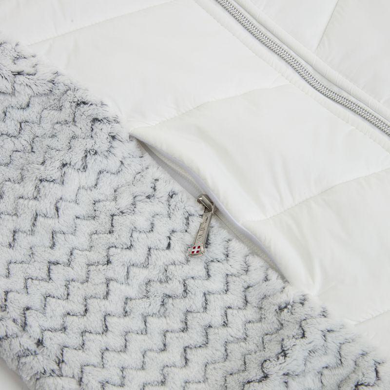 Women's gilet Aulp Corda Hybrid white 1 4