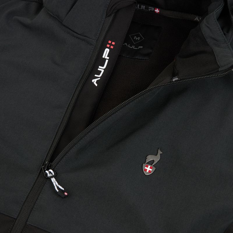 Men's softshell jacket Aulp Tiago Softshell anthracite melange 1 3