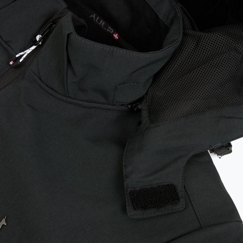 Men's softshell jacket Aulp Tiago Softshell anthracite melange 1 5