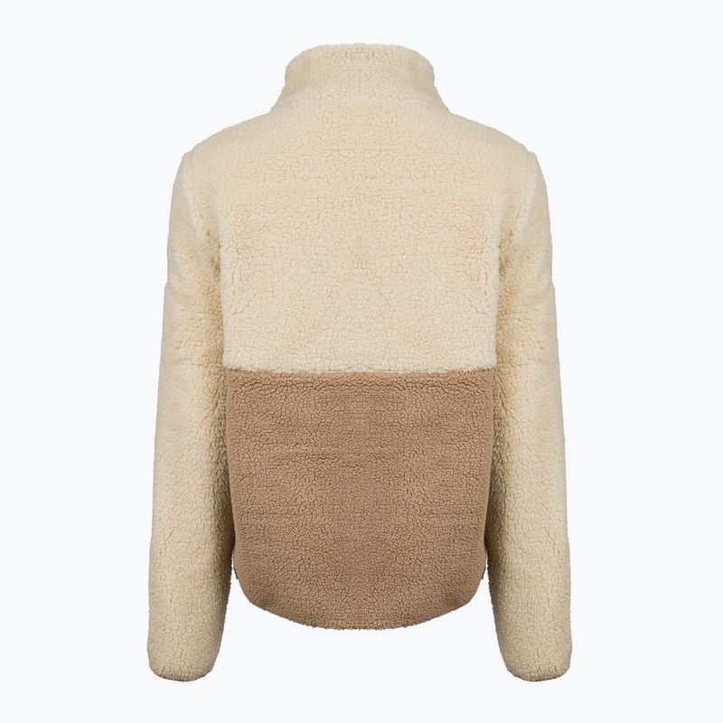 Women's fleece sweatshirt Aulp Vista Sherpa taupe 1 4