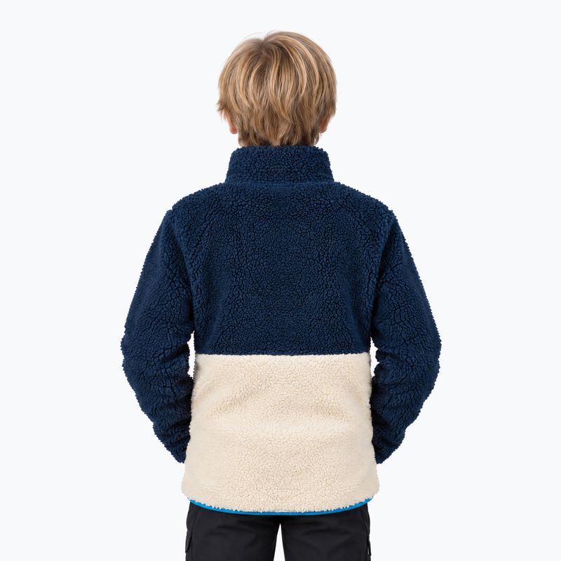 Children's fleece sweatshirt Aulp Tiger Sherpa blue 1 2