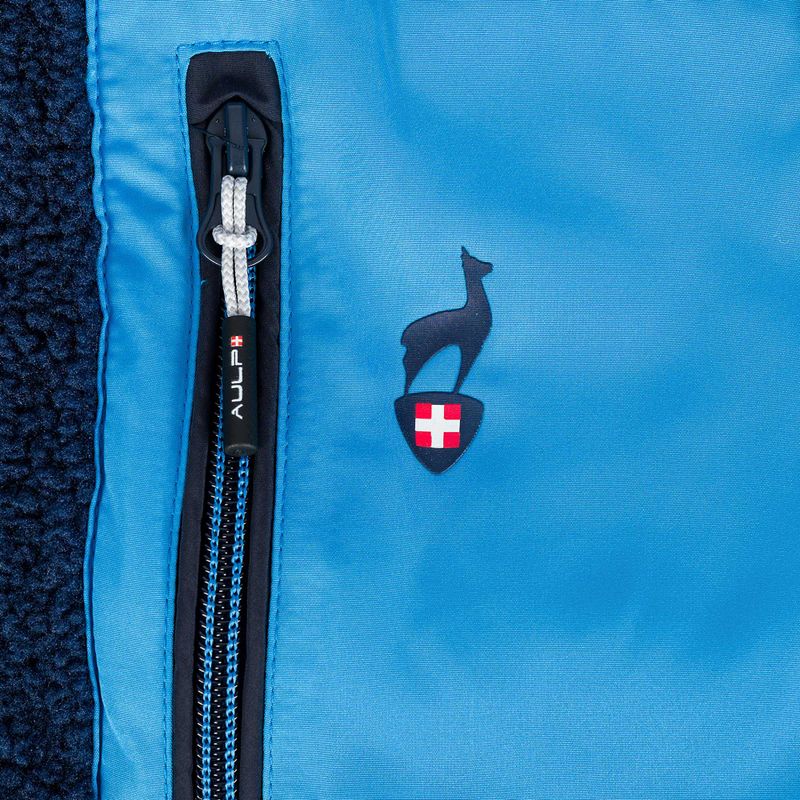 Children's fleece sweatshirt Aulp Tiger Sherpa blue 1 6