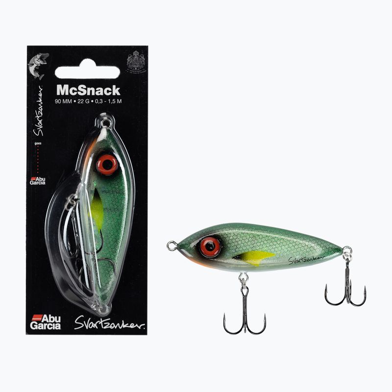Abu Garcia Mcsnack green flash wobbler 1517081
