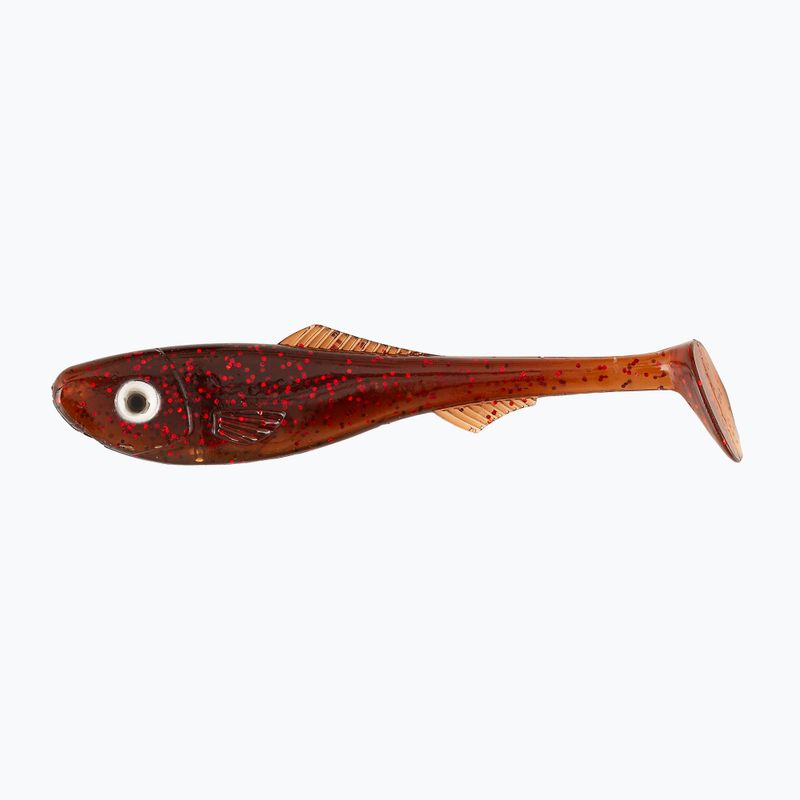 Abu Garcia Beast Pike Shad red motoroil rubber lure 1517141