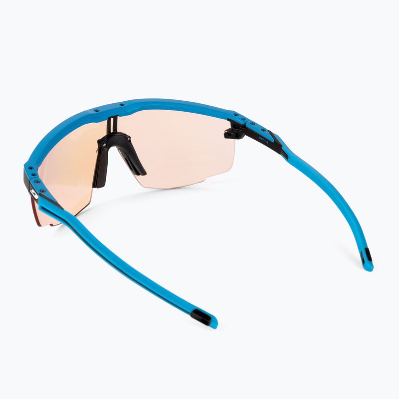 Julbo Ultimate Reactiv 1-3 High Contrast matt blue/black cycling glasses 2