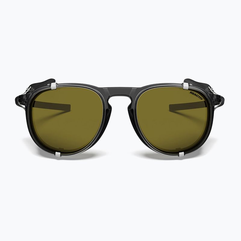 Julbo Millenium Reactiv Polarized shiny translucent black/black/white sunglasses 4