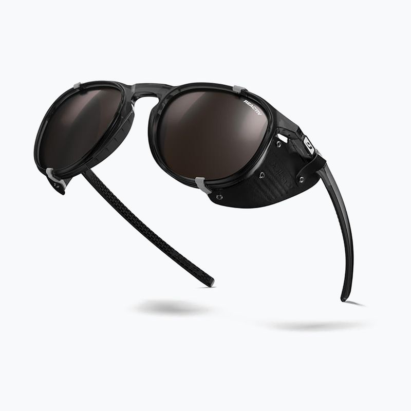 Julbo Millenium Reactiv Polarized shiny translucent black/black/white sunglasses 6