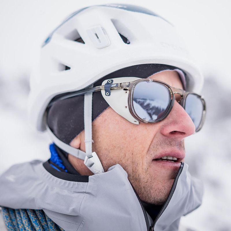 Sunglasses Julbo Millenium Polarized HD shiny transparent army green/white/blue 6