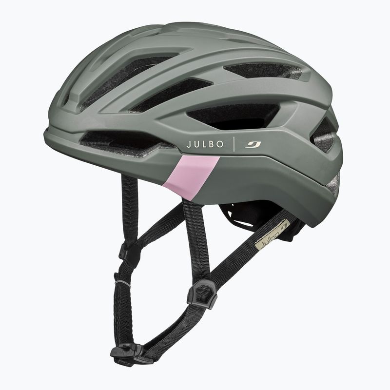 Julbo Fast Lane army green/pink bike helmet