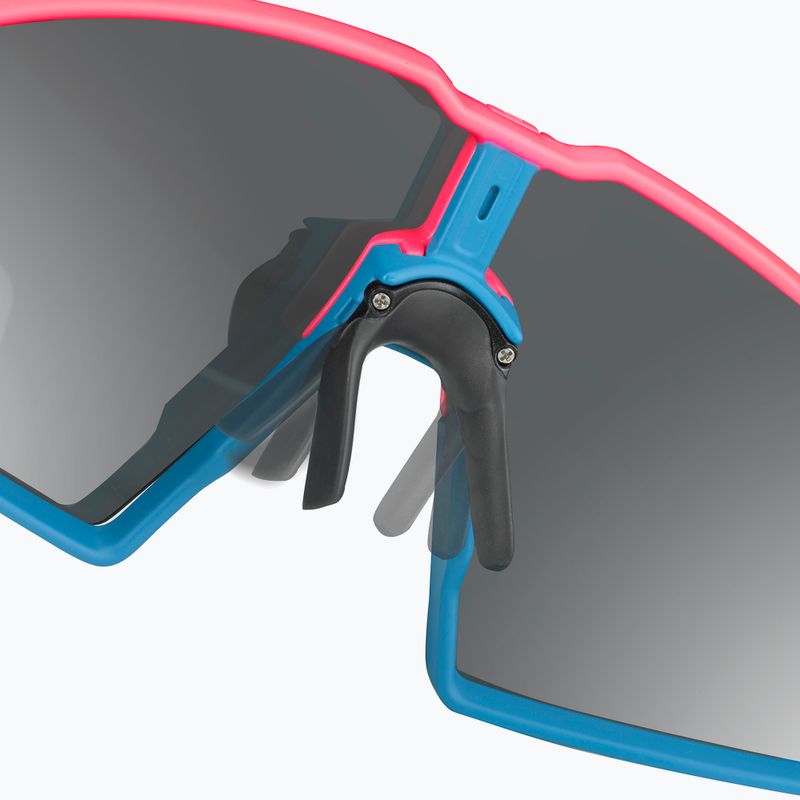 Julbo Edge Spectron 3 fluo pink/blue/silver flash sunglasses 6