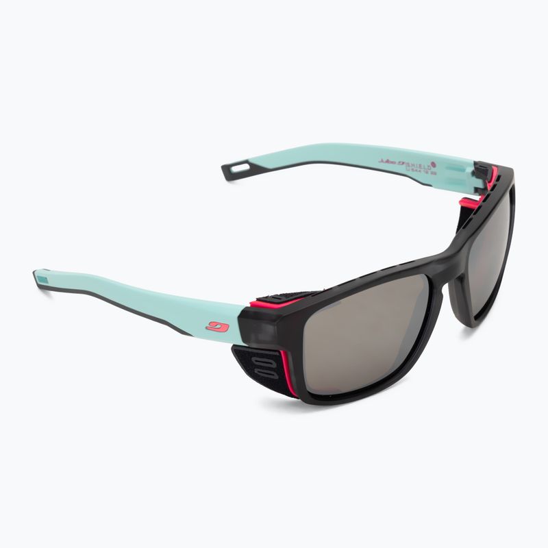 Julbo Shield M Spectron translucent black/light blue/pink sunglasses