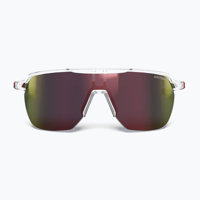 Julbo Frequency Spectron shiny translucent crystal/red/red flash sunglasses 3