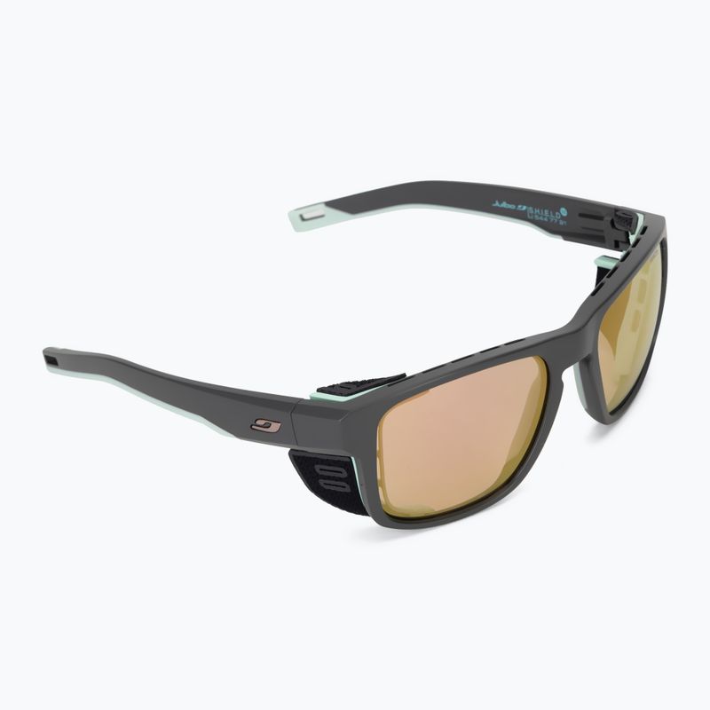 Sunglasses Julbo Shield Reactiv Glare Control dark grey/green pastel 2