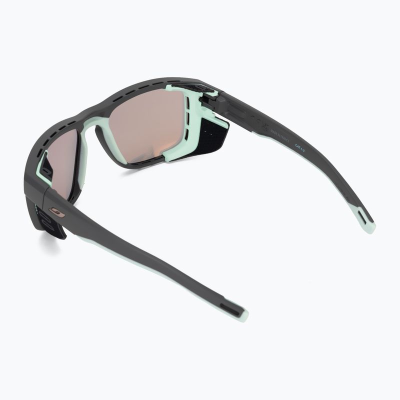 Sunglasses Julbo Shield Reactiv Glare Control dark grey/green pastel 3