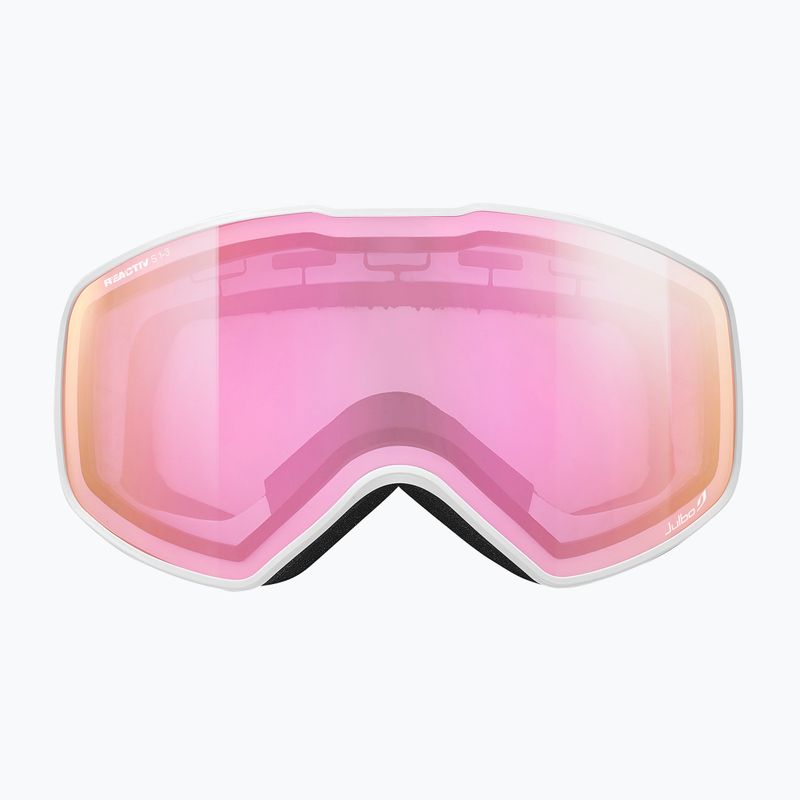 Julbo Cyclon Reactiv High Contrast white/ flash pink ski goggles 3
